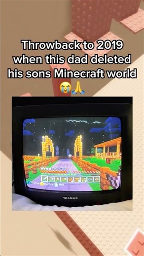 Dad Deletes His Minecraft World 😭🙏 #roblox #robloxrant #rblx #relatable #rorants