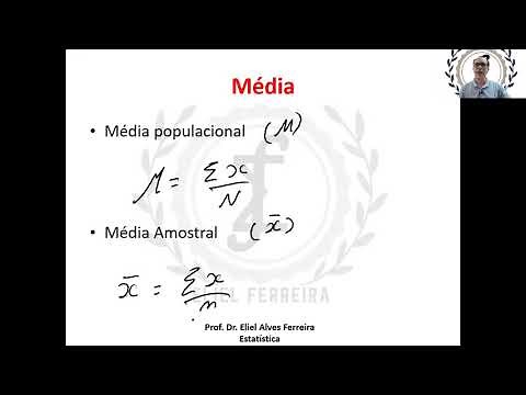 Estatística - Média (populacional e amostral)