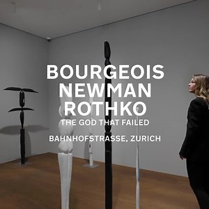 7.8K views · 311 reactions | Discover the links between three important artists from the New York School—Louise Bourgeois, Barnett Newman and Mark Rothko—at our Zurich, Bahnhofstrasse gallery  Closing 16 September. | Hauser & Wirth | Facebook