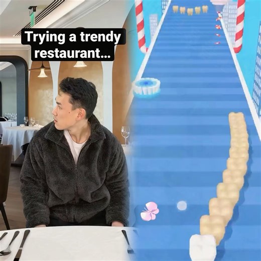 When you finally go to a fancy restaurant...