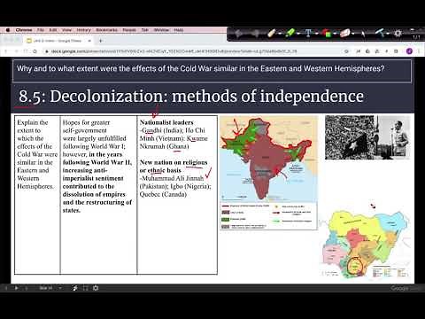 APWH Modern Unit 8 Review