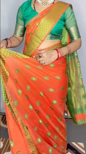 Elegant look saree draping tutorial for beginners perfect side pleats in cotton saree #saree #drape