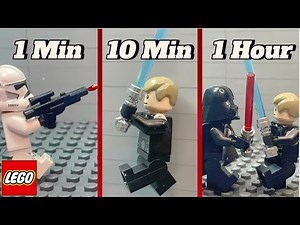 LEGO Star Wars Stop Motion Challenge 1 Min | 10 Min | 1 Hour
