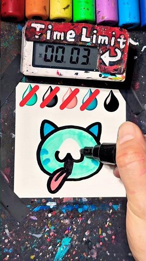 Drawing Candy Cat in 30Sec(Poppy Playtime)