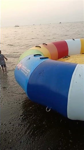 Inflatable Boat vs Waves 🌊🔥 #innovation #ai #science #tech #artificialintelligence #shorts #facts