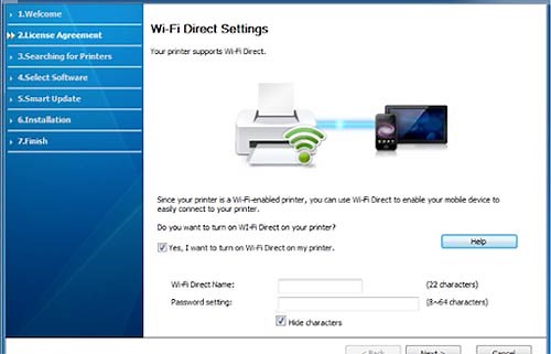 Samsung Easy Wireless Setup Samsung Einfaches Drahtlos-Setup