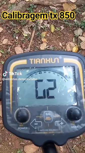 Como calibrar o Detector de Metal TX 850