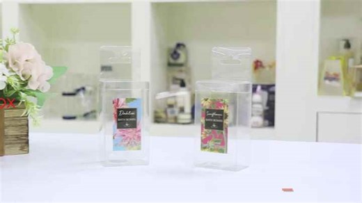 Manufacturer Custom Rpet Rectangle Folding Small Packaging clear PVC PET Transparent PP Plastic Gift Box Suppliers