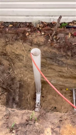 Clean out installed on a sewer line . How said what? #plumbing #work #hoa #new #shorts #why #fyp