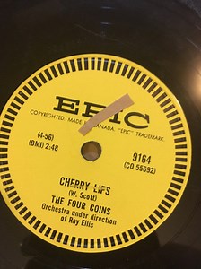 The Four Coins - Cherry Lips / All My Tomorrows
