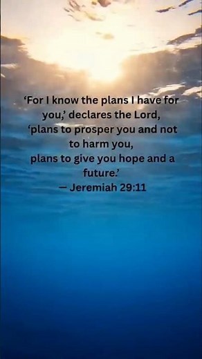 Jeremiah 29:11