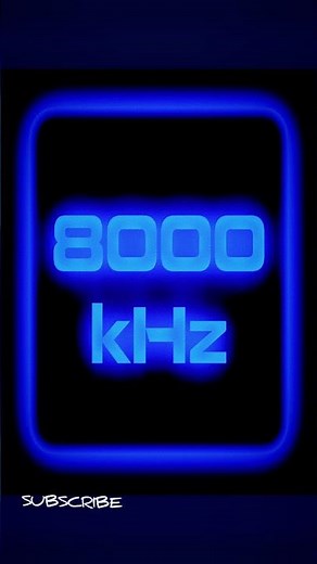 "8000 kHz: The Frequency of Ultimate Clarity & Crystal-Clear Communication! 🌌🔊 (Enhance Your Aud...