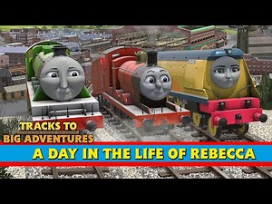 Tracks to Big Adventures! | Short #1 | Day in the Life of Rebecca the New Engine