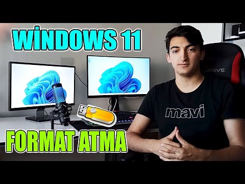 WİNDOWS 11 USB İLE FORMAT ATMA | 2022