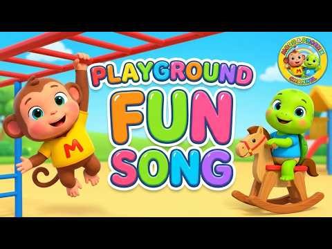 Playground Song for Kids 🛝🎠 | Slide, Swing, Run & Jump | Movement Break (Toddlers/Preschool)