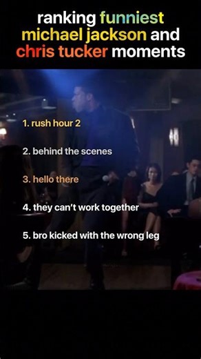 ranking funniest michael jackson and chris tucker moments