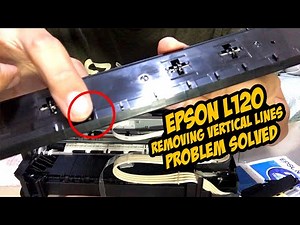 How to remove lines on Epson L120 Printer - Improving Epson L120 Print