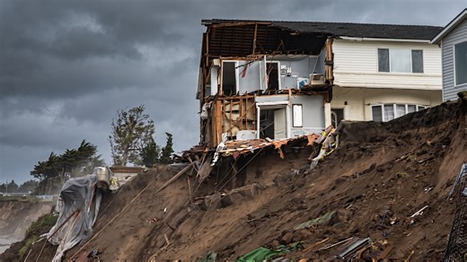 A powerful earthquake hit - buildings could not withstand the force