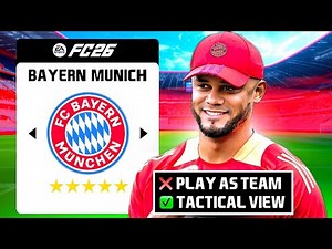 I Manage Bayern Munich with TACTICAL VIEW Only...