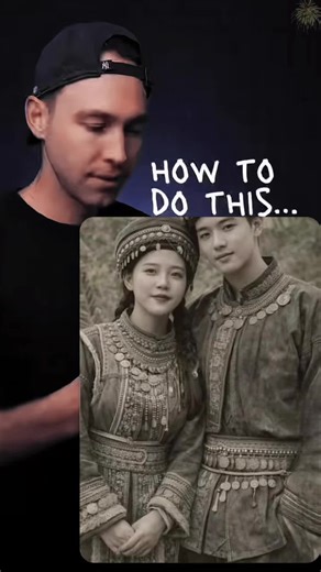 ai filter effect 1975. traditional clothing styles in laos. laos traditional clothing styles. ใส่ชุดม้งยุดเก่า โทนสีเทา สไตล์เหมือนย้อนอดีต. traditional clothing hmoob. how to make 1975-style retro photos. 1975 retro photo tutorial. how to make retro photos with vintage traditional dai ethnic costumes. how to make retro photos with traditional laotian costumes. chatgpt couple retro photo tutorial. hmong traditional costume retro photo tutorial Dreamina redefines image editing. #DreaminaisNEXTGEN