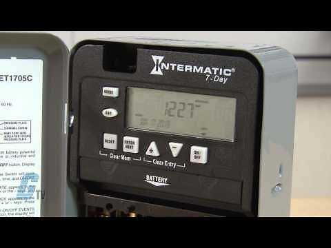 Intermatic ET1700 Series Time Switch, Timing Relay