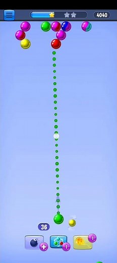 Insane Bubble Shooter Trick Shot 🎯 Clears Everything! #shorts