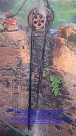 Ever wondered how water gets pulled up from deep underground?