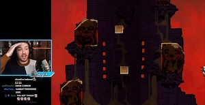 I'm stupid!": CDawgVA hilariously reacts after accidentally jumping off the final platform in Jump King