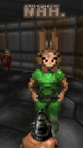 doomguy's rabbit is pretty stubborn #doom #gaming
