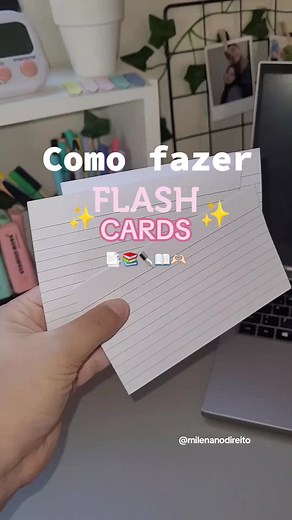 Como Fazer Flash Cards para Estudar com Eficácia