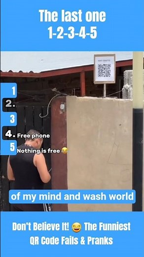 Don’t Believe It! 😂 The Funniest QR Code Fails & Pranks #viralvideos #viral #funny #ranking #shorts