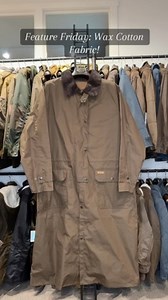 Our wax cotton fabric is similar to our oilskin in the sense of it being completely waterproof and breathable! It is thinner than oilskin making it great for warmer weather rain storms, and has a smooth, glossy finish! Today’s model: Men’s Wax Cotton Duster! #outbacktradingcompany #westernfashion #westernstyle #outback #featurefriday #waxcotton #duster #westernwear | Outback Trading Company LTD.