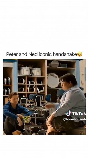 Heartwarming Spiderman and Ned Handshake Moments