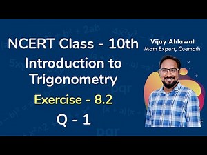Class 10 Chapter 8 Ex 8.2 Q 1 Introduction to Trigonometry Maths NCERT CBSE