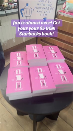 Only a couple more days to get your $5 book from Starbucks in Barnes & Noble! This book looks super cute! #booktok #bookbesties #bookrec #barnesandnoble #bookofthemonth
