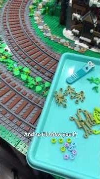 Landscaping in the LEGO city. #lego #legoideas #legolife #legobricks #legobuilder