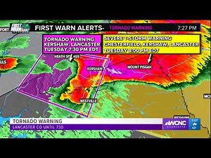 Tornado Warning in Chester County, SC