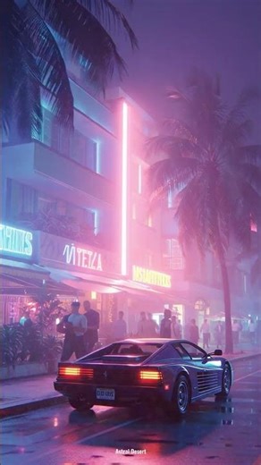 It’s Still the 80s – Miami Vibes at Night | RetroRift
