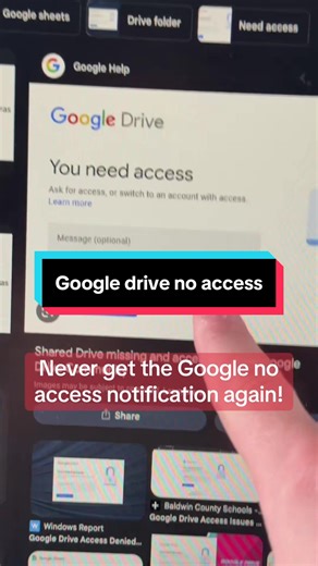 How to fix the Google Drive you need access problem! 🙌 | google not working
