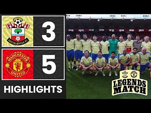 EIGHT-GOAL THRILLER 🎢 | Saints Legends 3-5 Man United Legends