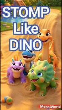 🦕 Dino Stomp Stomp! | Fun Dinosaur Song for Toddlers #kidslearning #toddlersongs