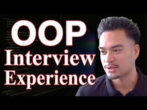 Candidate Shares His OOP Interview Experience