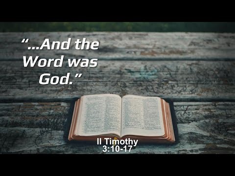 "...And the Word was God."