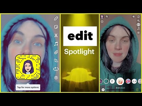 How to Edit on Snapchat Spotlight!