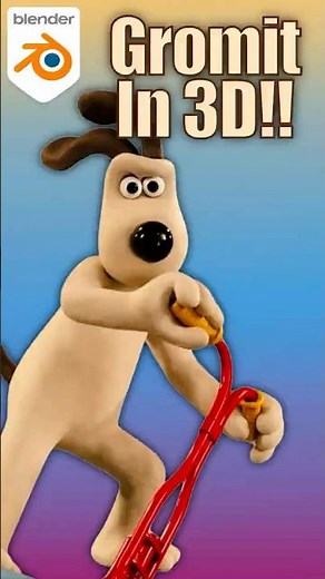 Making Gromit in Blender!! | Wallace & Gromit | Blender Timelapse | 3D art