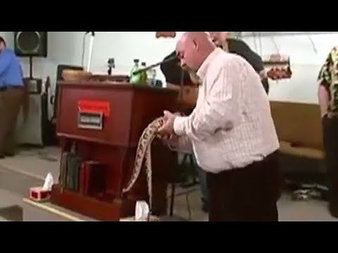 Snake Handler Preacher & You Know What Happens In 3... 2... 1...