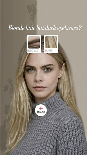 If You Have Blonde Hair but Dark Eyebrows, Here’s Why