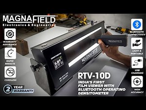 Radiography Film Viewer with Inbuilt Bluetooth Operated Densitometer || MF-RTV-10D || RTV-10D ||