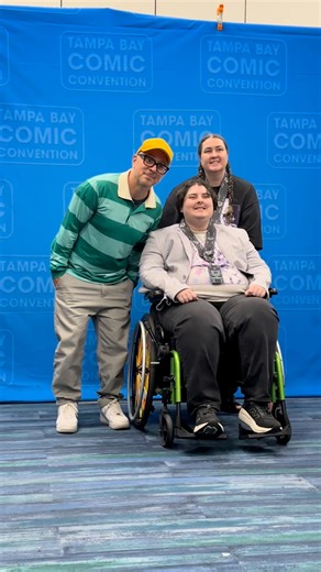 The love we all have for Steve Burns is a core part of our childhood AND adulthood. ❤️ It was truly something special to see so many of you share your heartfelt stories and gratitude with him this weekend. He's more than a TV host; he's a true friend to a generation. | Tampa Bay Comic Convention