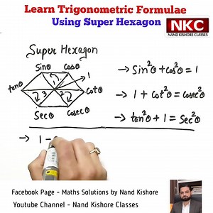 55K views · 1K shares | Learn Trigonometric Formulae Using Super Hexagon | Maths Solutions by Nand Kishore | Facebook